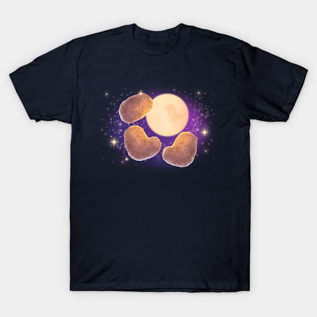 3 Nugget Moon T-Shirt by TsaoShin